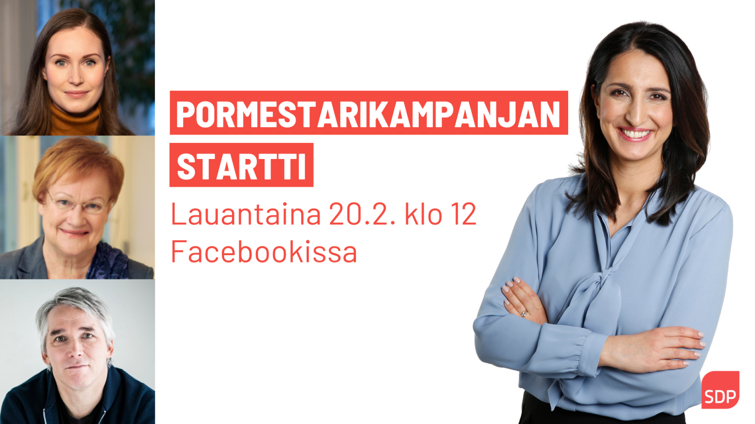 Pormestarikampanja starttaa launtaina 20.2.