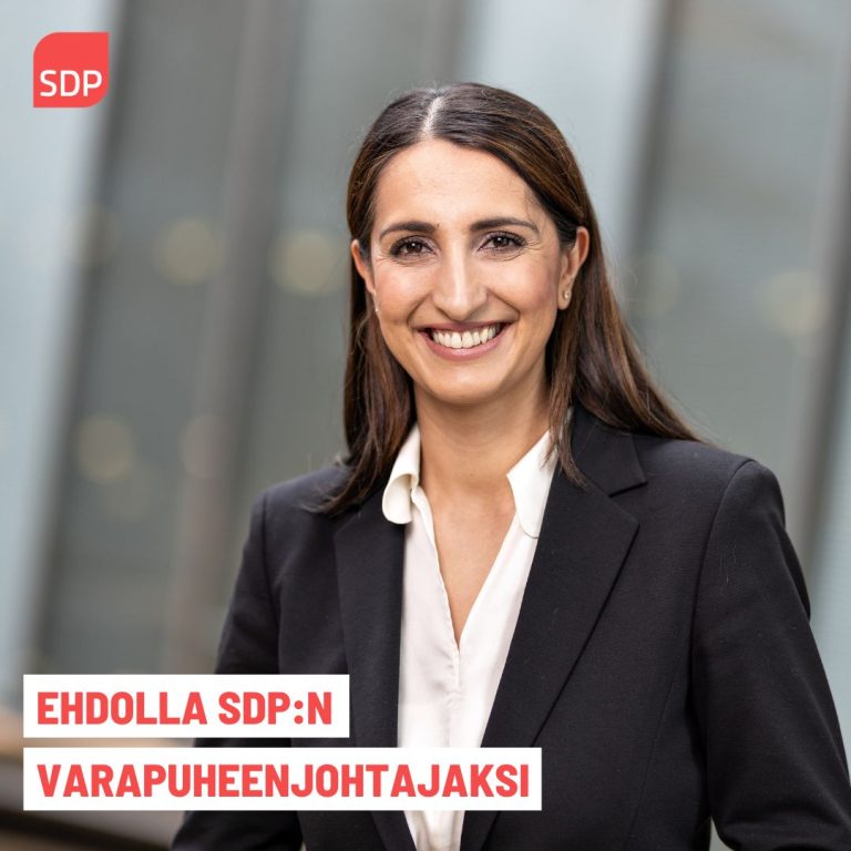 Ehdolla SDP:n varapuheenjohtajaksi